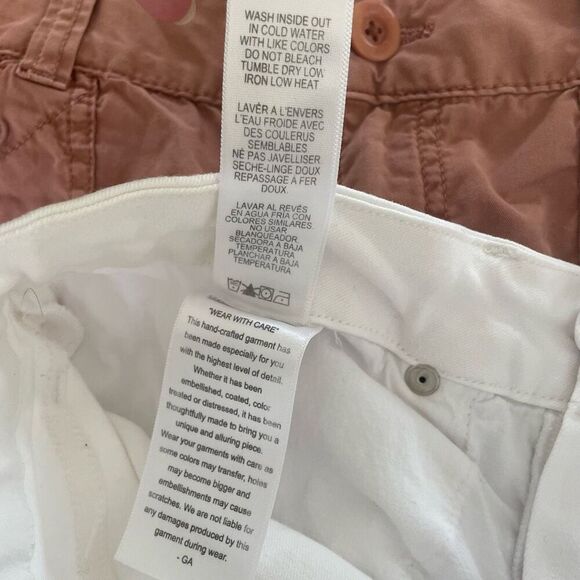 Good American White Raw Tulip Hem Jeans 31 - Picture 8 of 9